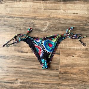 Luli Fama Side Tie Bikini Bottom, size S